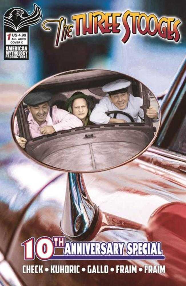Three Stooges American Mythology 10th Anniversary #1 Cover C Color Photo Variant