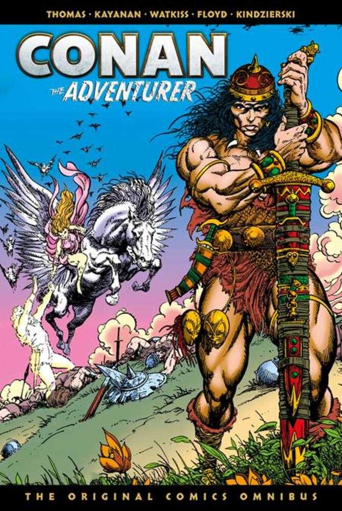 Conan the Adventurer Original Years Omnibus Hardcover Volume 01 Direct Market Edition Rafael Kayanan Cover (Mature)
