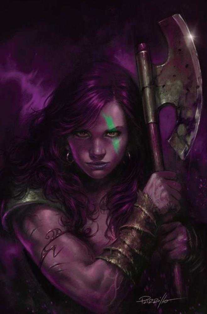 Red Sonja: She-Devil with a Sword #2 Cover Q Inc 1:7 Lucio Parrillo Ultraviolet Full Art Variant