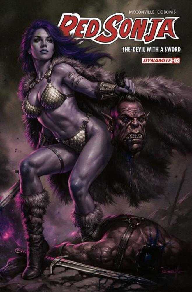 Red Sonja: She-Devil with a Sword #3 Cover L Lucio Parrillo Ultraviolet Variant
