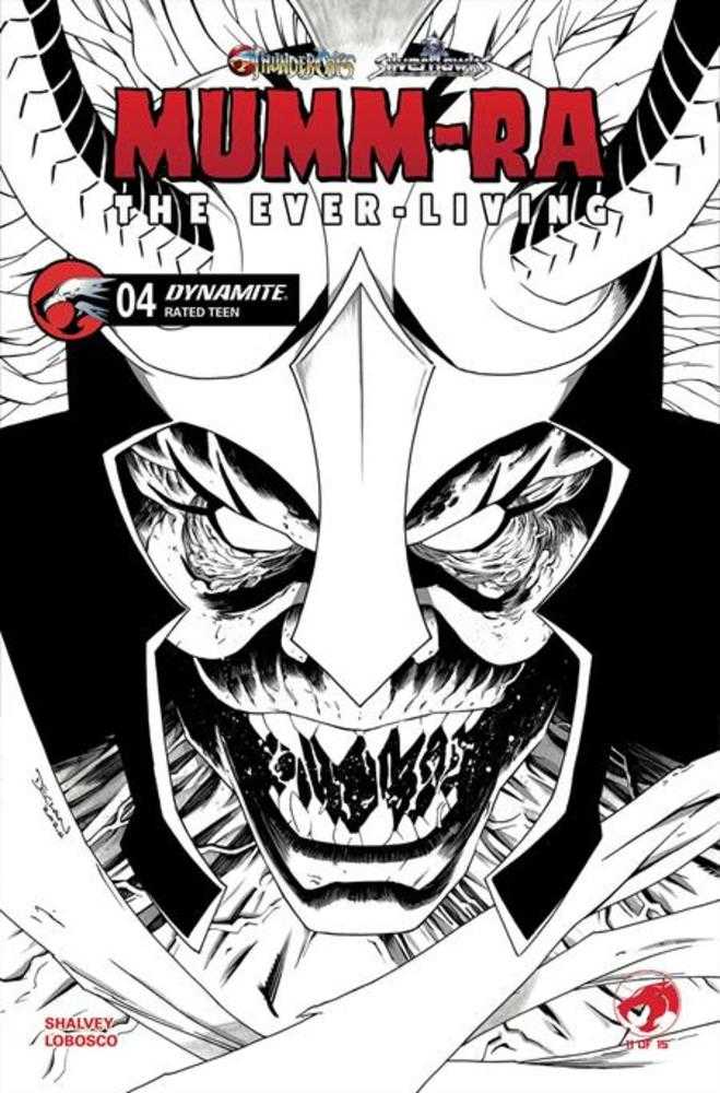 Mumm Ra The Ever Living #4 Cover K Declan Shalvey Line Art Variant