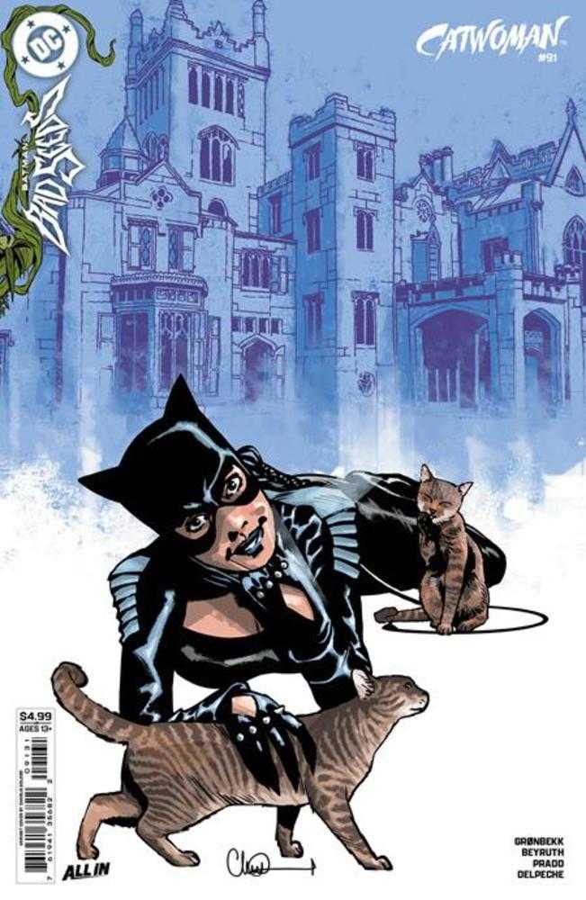 Catwoman #91 Cover C Charlie Adlard Card Stock Variant (Batman Bad See