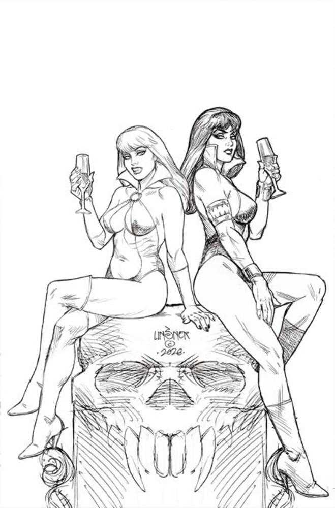 Vampirella (2026) #5 Cover P Inc 1:10 Joseph Michael Linsner Line Art Virgin Variant