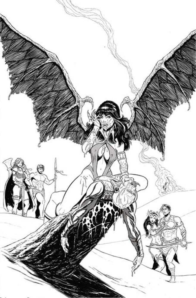 Altered States Warlords #4 Cover K Inc 1:7 Mariano Benitez Chapo Line Art Virgin Variant
