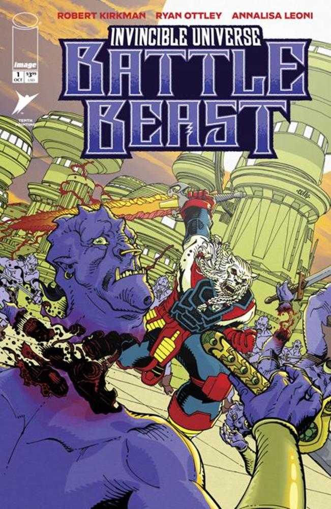 Invincible Universe Battle Beast #1 10th Printing Cover H Cully Hamner Variant
