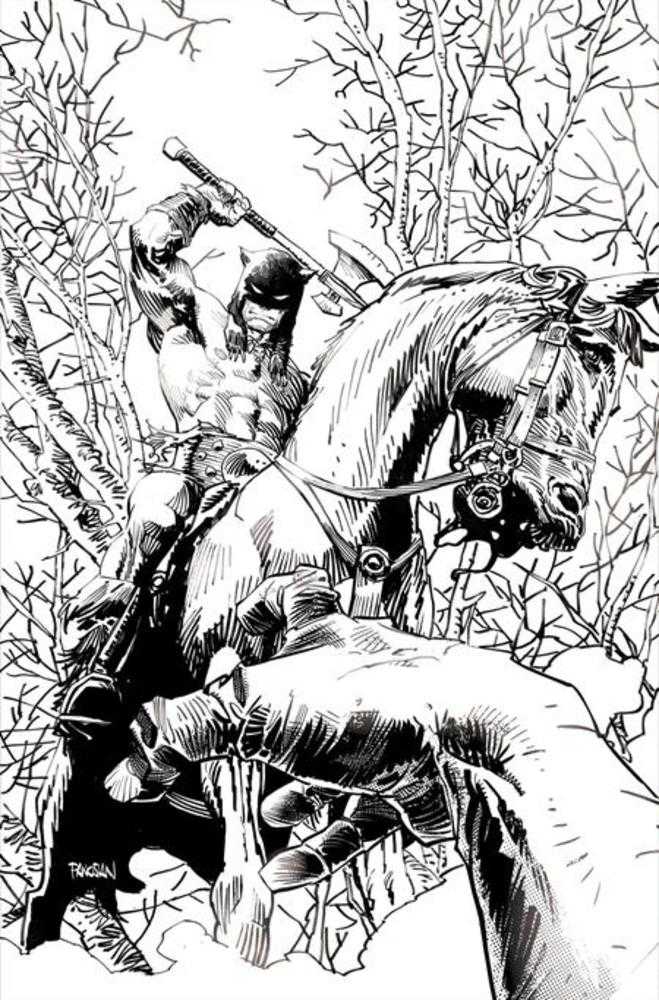 Fire And Ice Darkwolf #4 Cover O Inc 1:10 Dan Panosian Line Art Virgin Variant