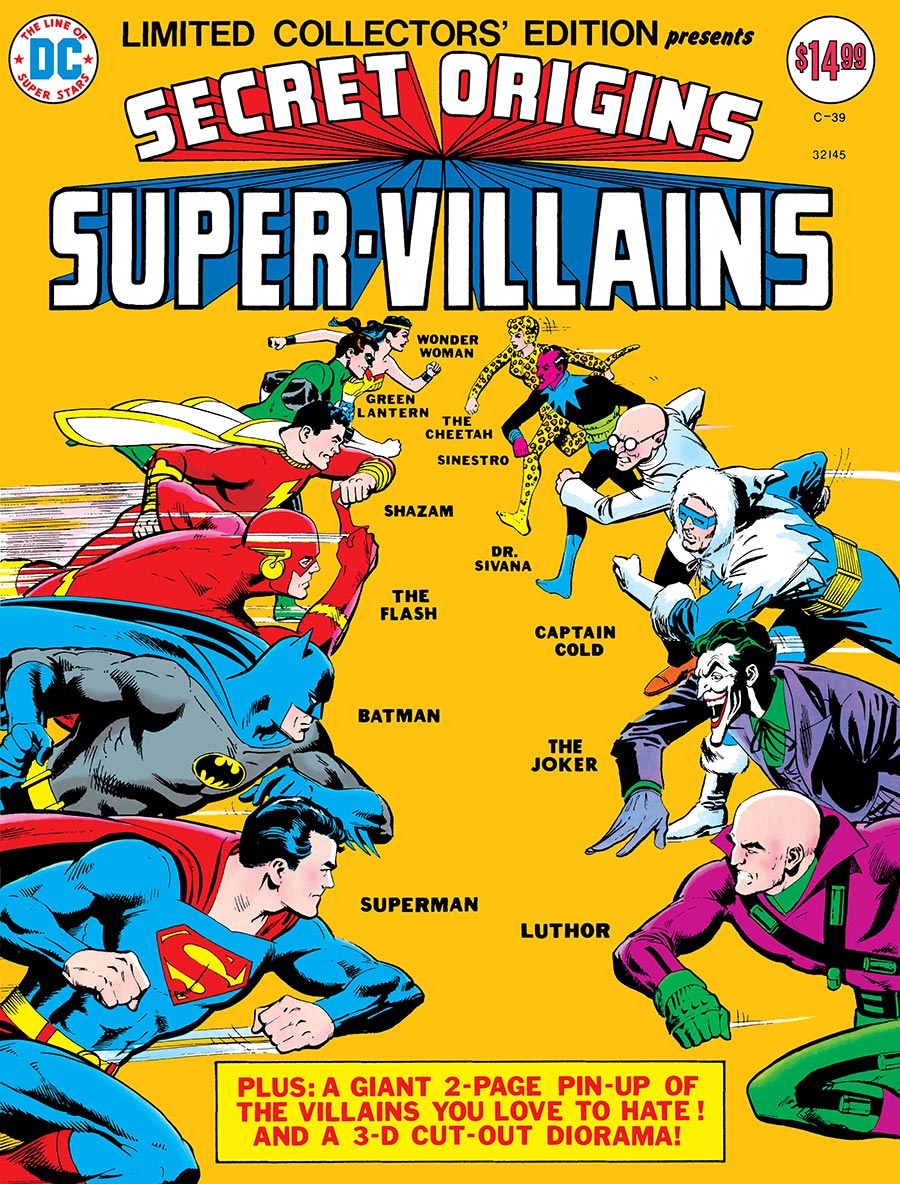 Limited Collectors Edition #39 Secret Origins Super Villains Facsimile Edition Cover B Dick Giordano Foil Variant
