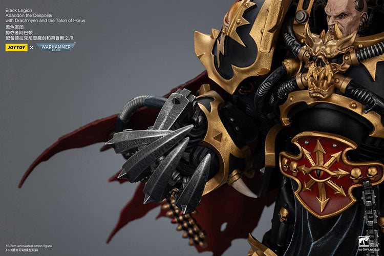 JOYTOY Warhammer 40K: Chaos Space Marines - Black Legion Abaddon the Despoiler Action Figure