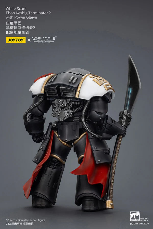 White Scars Ebon Keshig Terminator 2 with Power Glaive