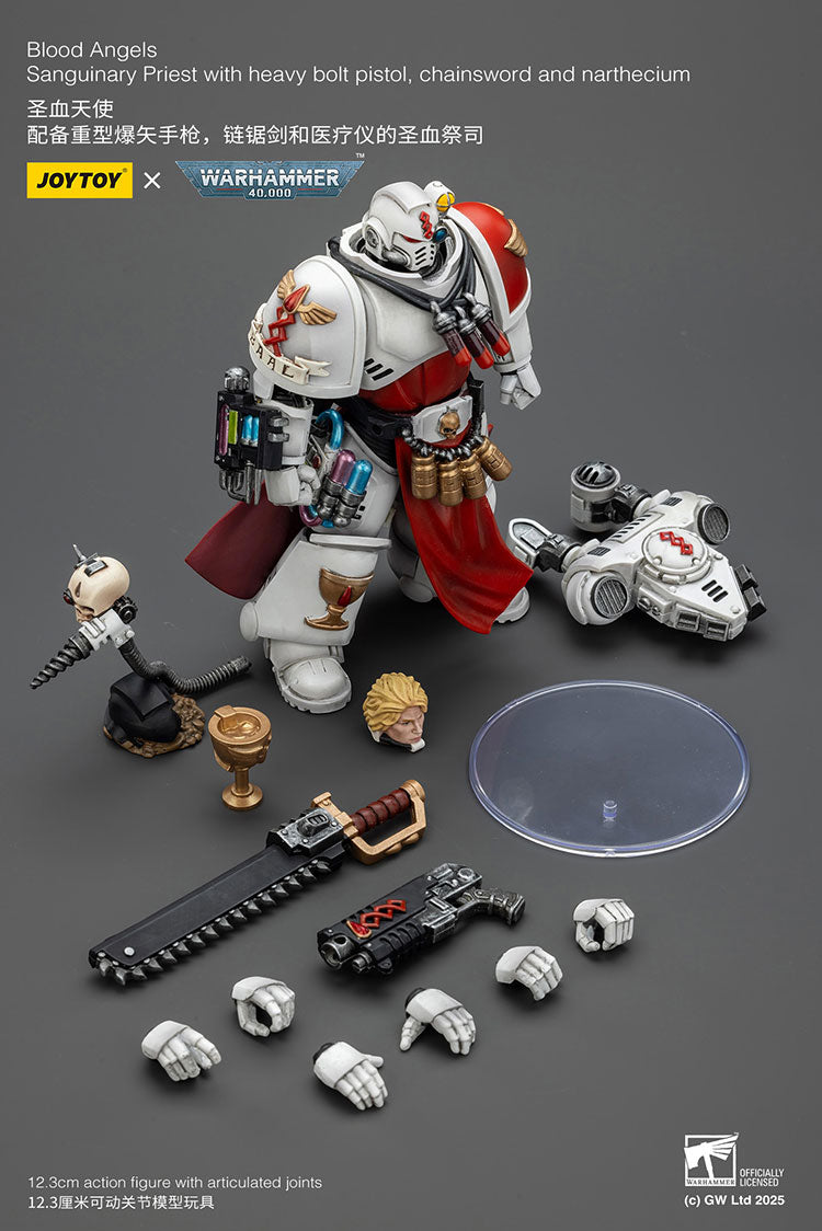 JOYTOY Warhammer 40K: Blood Angels - Sanguiary Priest Action Figure