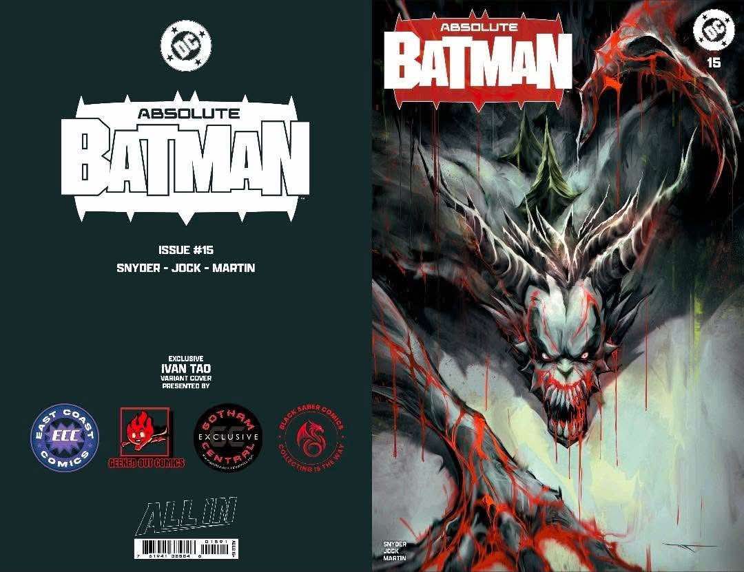 ABSOLUTE BATMAN #15 IVAN TAO (1st Absolute Joker) Ltd 1000 trade dress (PRE-ORDER)