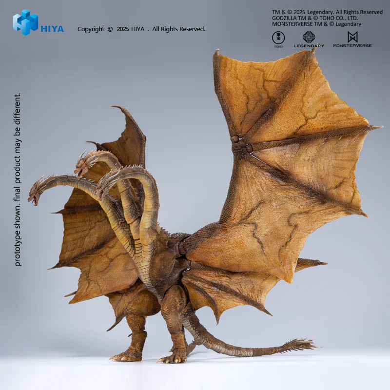 HIYA Exquisite Basic Series: Godzilla vs. King Ghidorah: None Scale 10" Inch King Ghidorah (1991) Action Figure