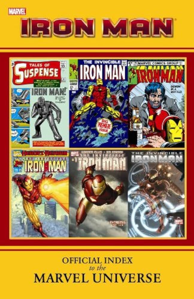 Iron Man Official Index To Marvel Universe Graphic Novel TPB