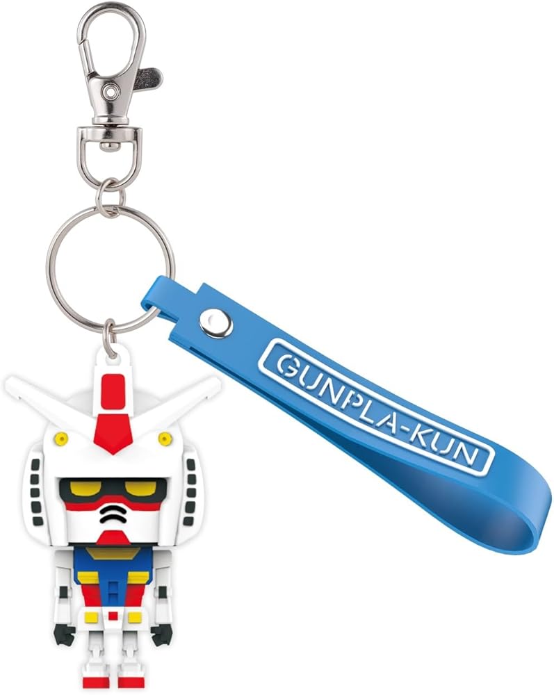 GUNPLA-KUN 3D RUBBER MASCOT KEYCHAIN RX-78