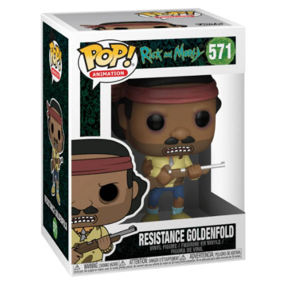 Pop! Animation: Rick & Morty Resistance Goldenfold Vinyl Figure