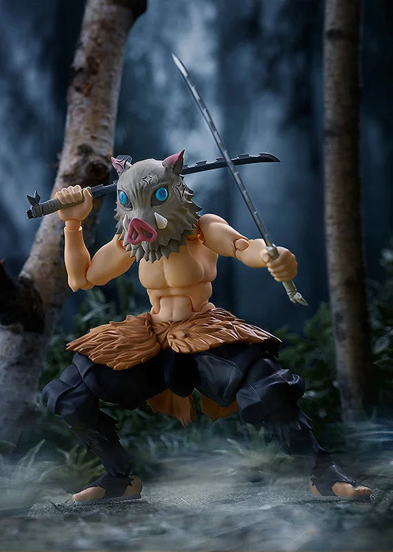 Figma - Demon Slayer: Kimetsu no Yaiba Inosuke Hashibira Figma Action Figure Deluxe Ver.