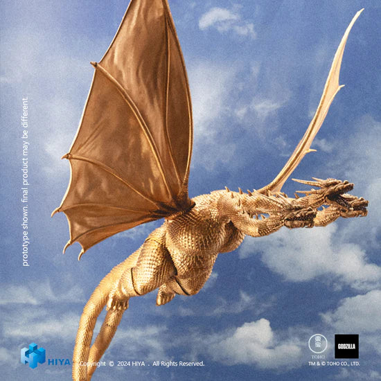 HIYA Exquisite Basic Series: Godzilla vs. King Ghidorah: None Scale 10" Inch King Ghidorah (1991) Action Figure