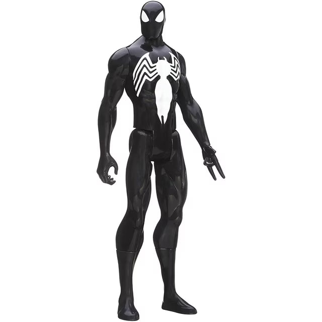 Spider-Man Marvel Ultimate Spider-Man Titan Hero Series Black Suit Spider-Man Figure