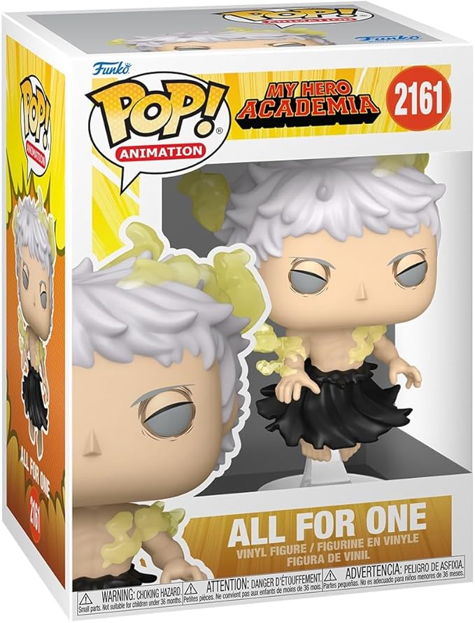 Pop! Animation: My Hero Academia All For One Vinyl Figure