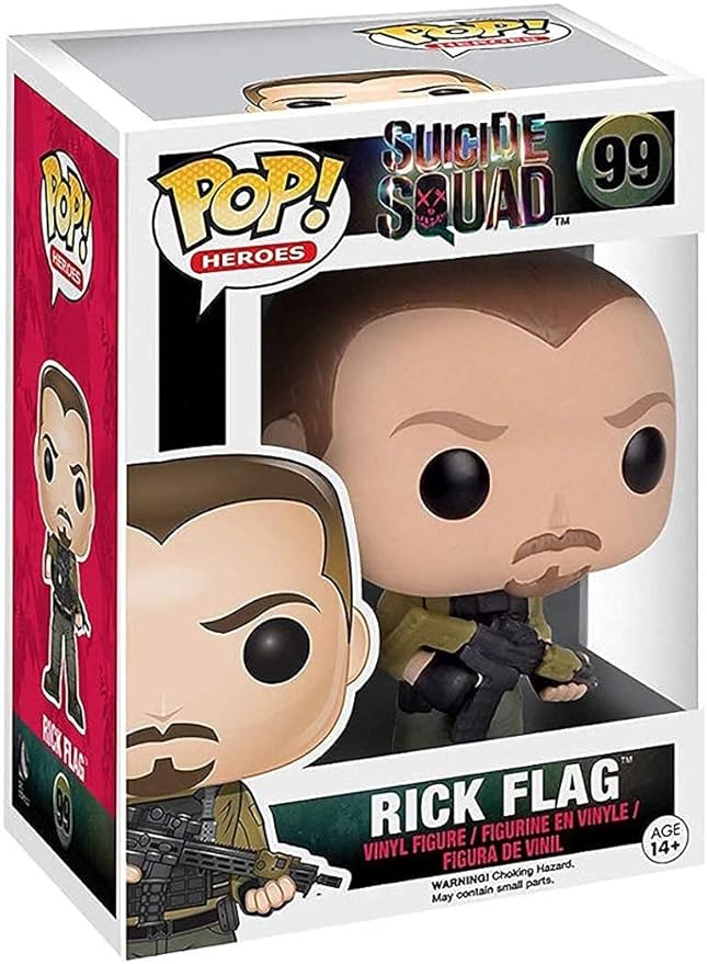 Pop! Heroes: DC Suicide Squad Rick Flag Viinyl Figure