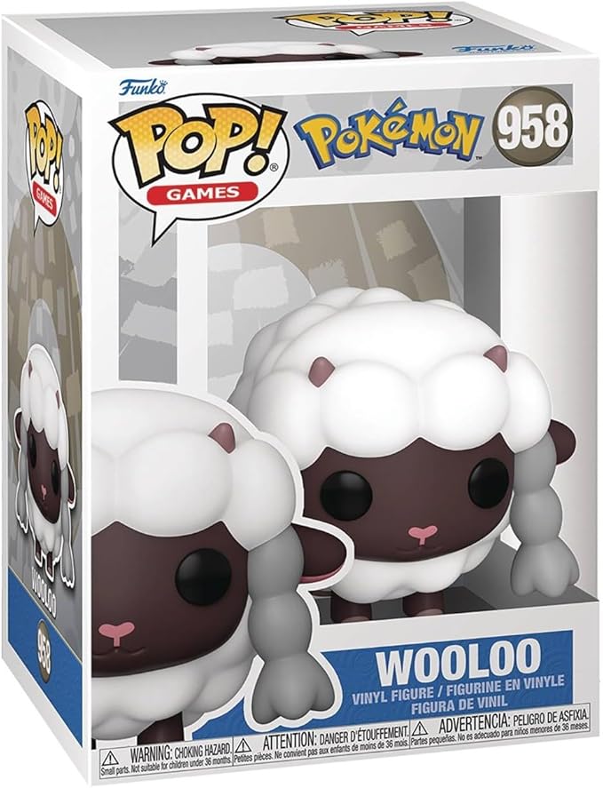 Pop! Games: Pokemon Wooloo Vinyl Figure