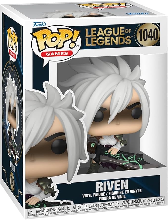 Pop! Games: League of Legends Riven with Broken Blade Vinyl Figure