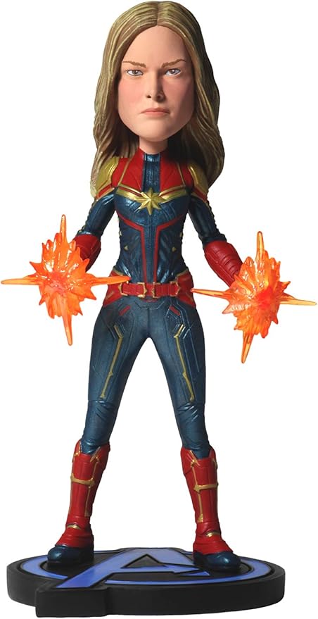 NECA Head Knockers: Avengers Endgame Captain Marvel Hand Painted Figure
