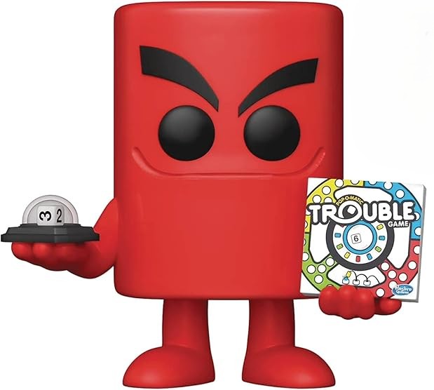 Pop! Retro Toys: Pop-O-Matic Trouble Game Trouble Board Vinyl Figure