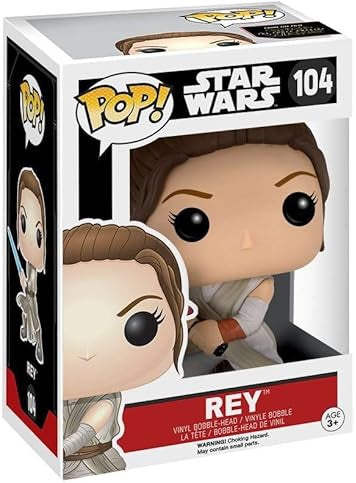 Pop! Star Wars: The Force Awakens Rey with Lightsaber Vinyl Figure