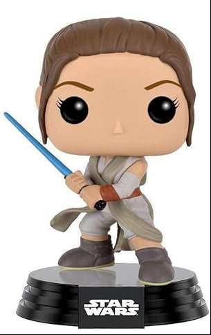Pop! Star Wars: The Force Awakens Rey with Lightsaber Vinyl Figure