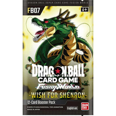 Dragon Ball Super - Fusion World Set 7 - Wish for Shenron Booster Pack
