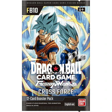 Dragon Ball Super - Fusion World Set 10 - Cross Force Booster Pack