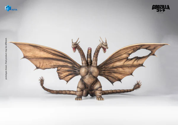 HIYA Exquisite Basic Series: Godzilla vs. King Ghidorah: None Scale 10" Inch King Ghidorah Battle Damaged Ver. (1991) Action Figure