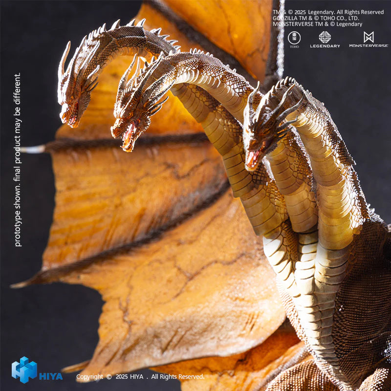 HIYA Exquisite Basic Series: Godzilla King of the Monsters: None Scale 14" Inch King Ghidorah 2.0 Action Figure