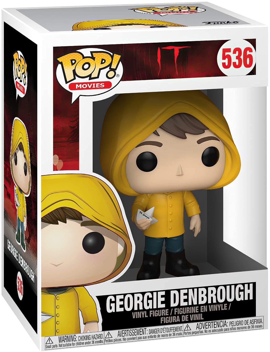 Pop! Movies: IT (2017) Georgie Denbrough with Boat Vinyl Figure