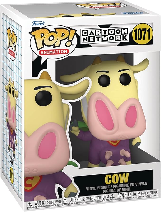 Pop! Animation: Cartoon Network Cow & Chicken Cow Vinyl Figure