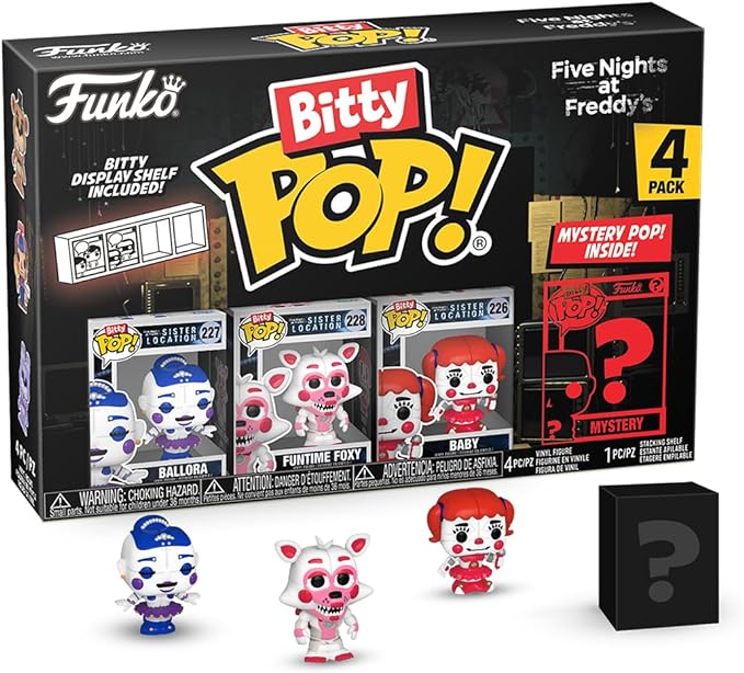 Bitty Pop Fnaf Ballora 4pk