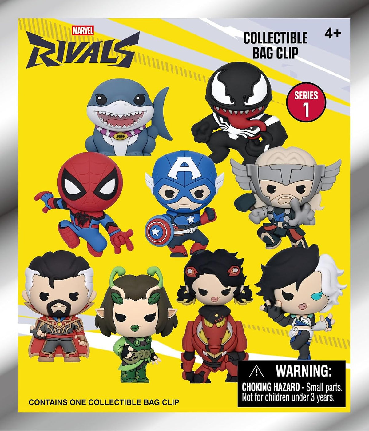 Marvel Rivals Blind 3D Foam Clip Bag