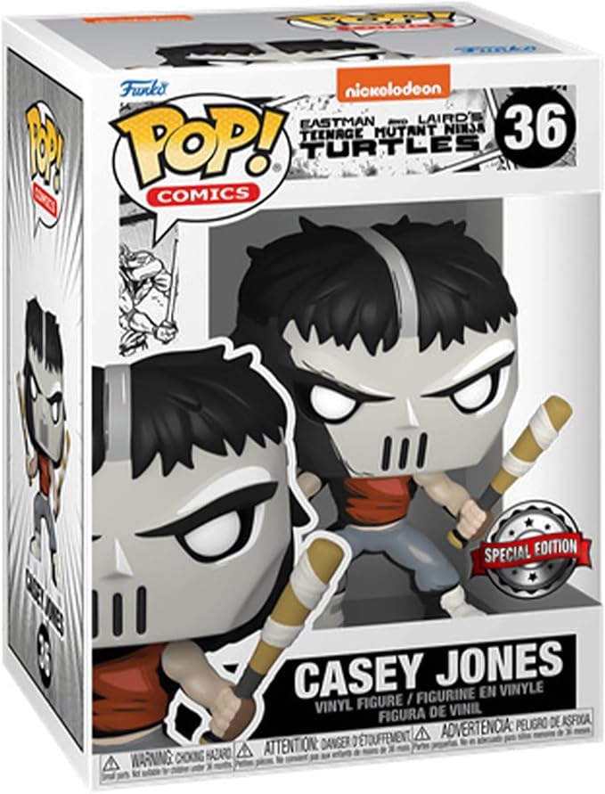 Pop! Comics: Nickelodeon Teenage Mutant Ninja Turtles Casey Jones (Previews Exclusive) Vinyl Figure