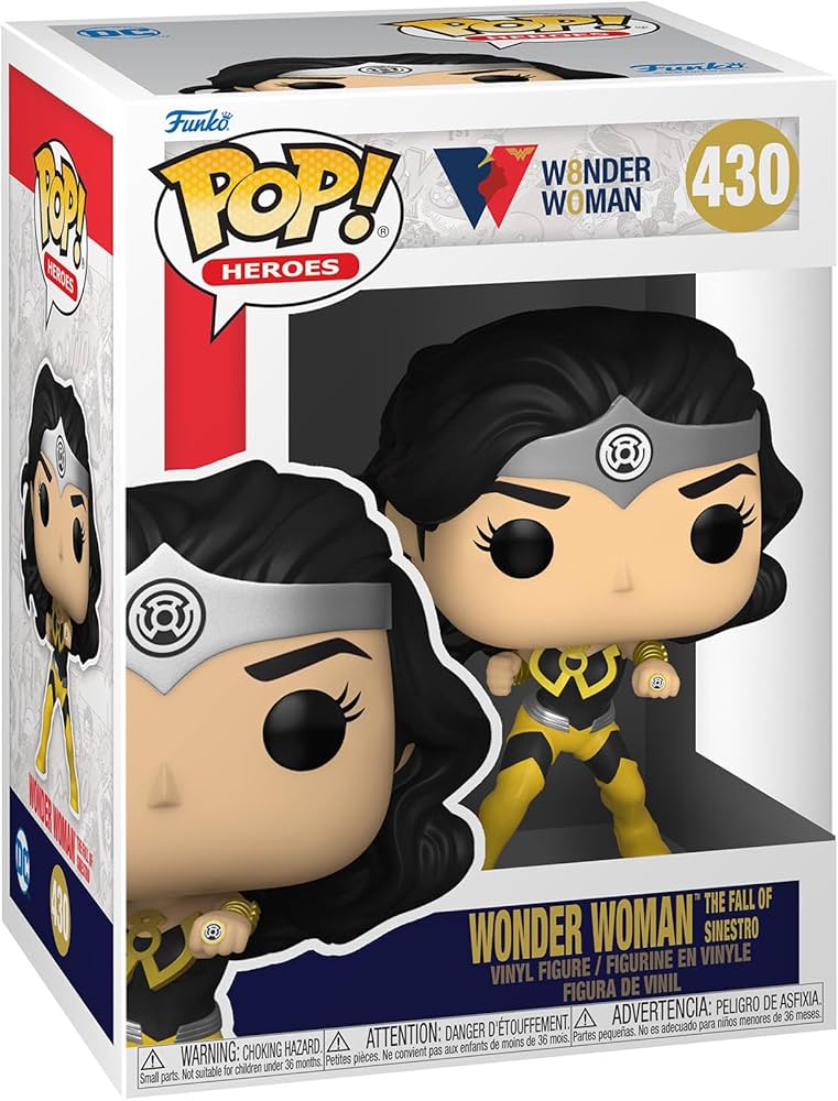 Pop! Heroes: DC Wonder Woman 80th Anniversary Wonder Woman Fall of Sinestro Vinyl Figure