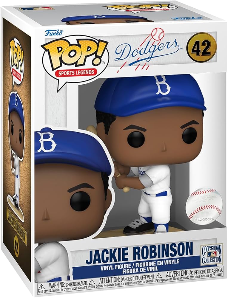 Pop! Sports Legends: MLB Los Angeles Dodgers Jackie Robinson Vinyl Figure