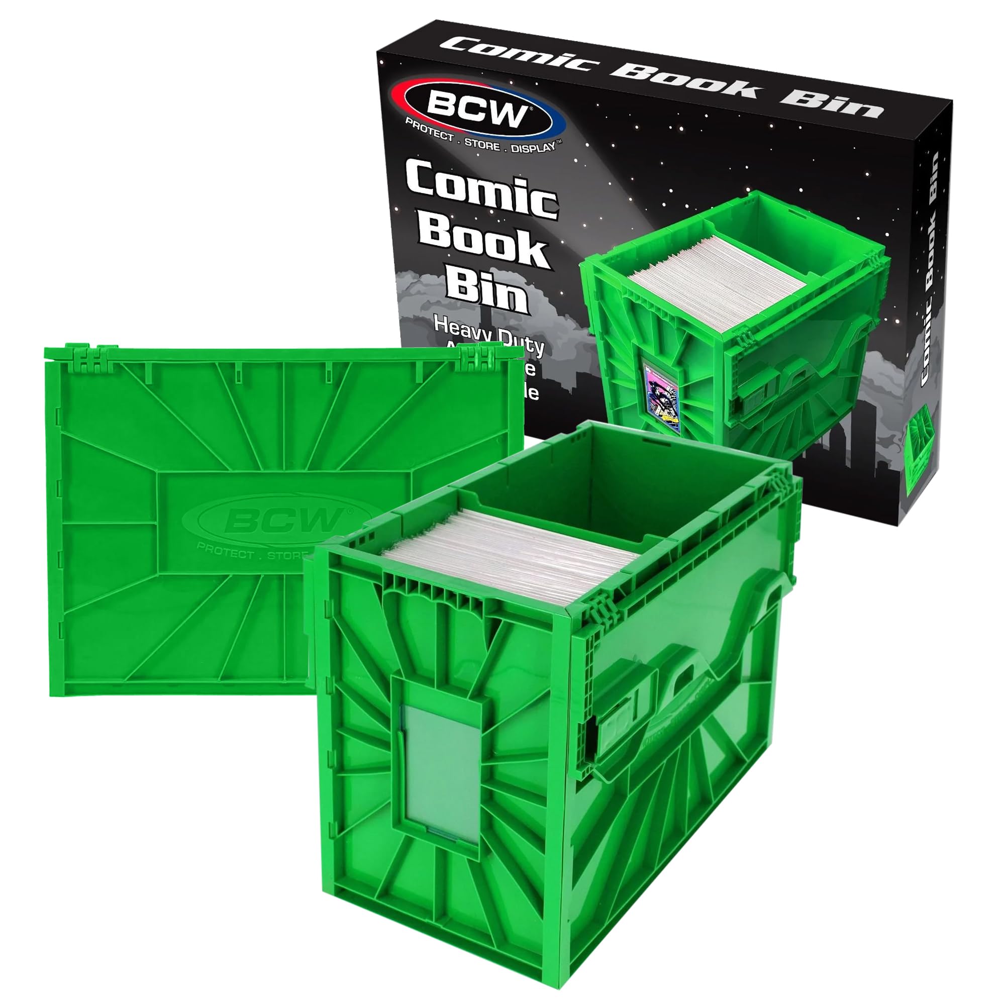 BCW Short Comic Book Bin - Green