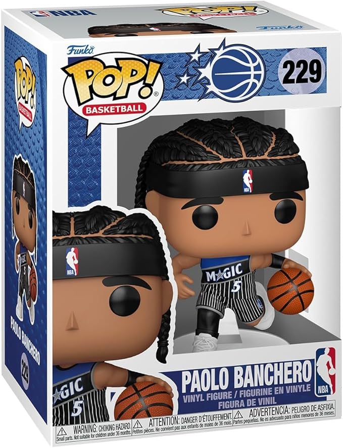 Pop! Basketball: NBA Magic Paolo Banchero (Icon Edition Jersey) Vinyl Figure