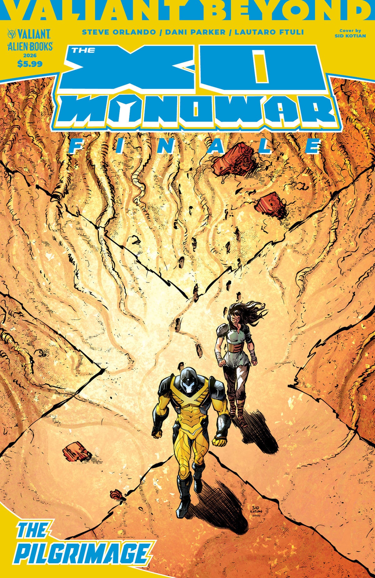 Valiant Beyond: The X-O Manowar Finale – The Pilgrimage #1 Cover A Sid Kotian