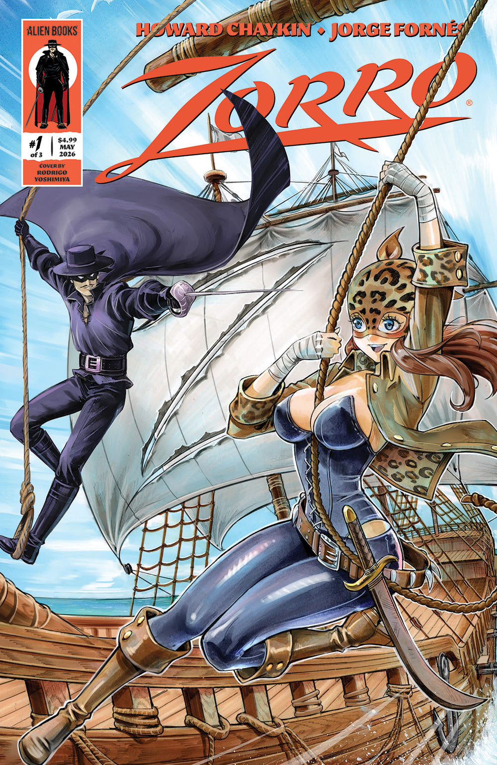 Zorro #1 Cover D Rodrigo Yoshimiya Variant