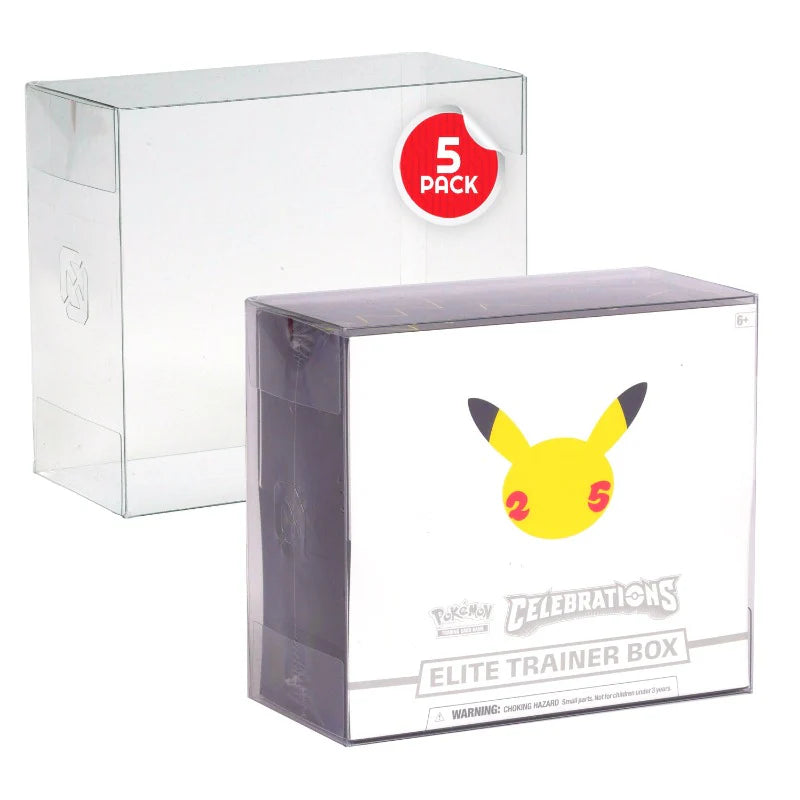 Pokemon ETB Elite Trainer Box EVORETRO PET Protector - Pack of 5
