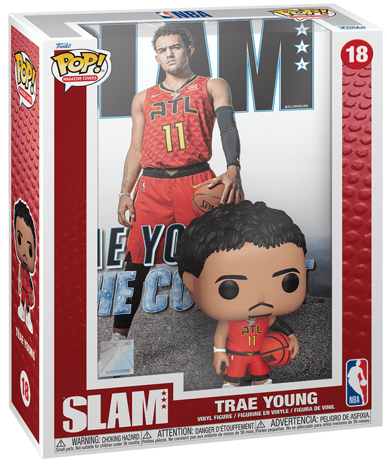 Pop! Magazine Covers: Slam NBA Atlanta Hawks Trae Young Vinyl Figure
