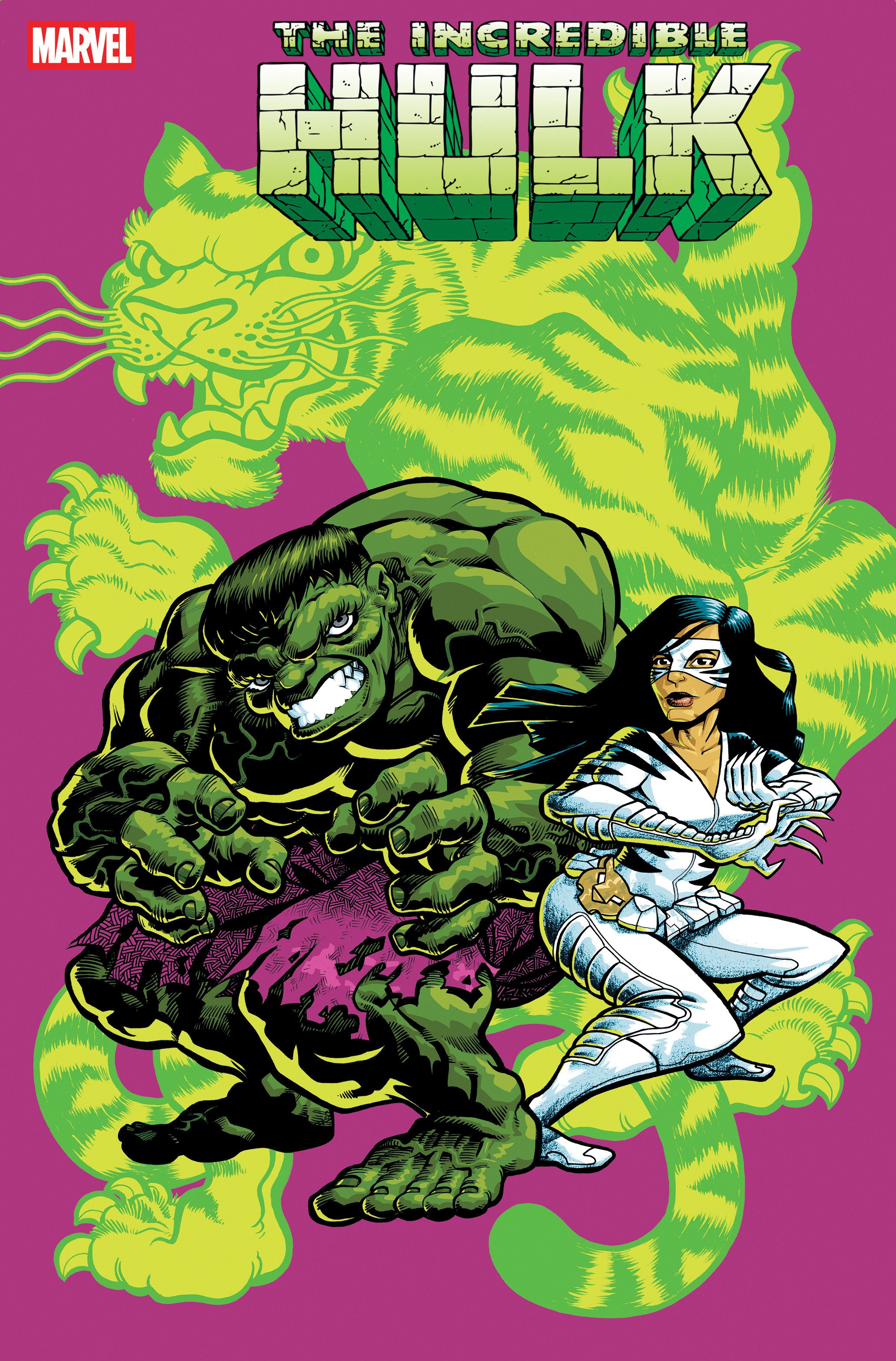 Incredible Hulk #30 J. Gonzo White Tiger Team Up Variant