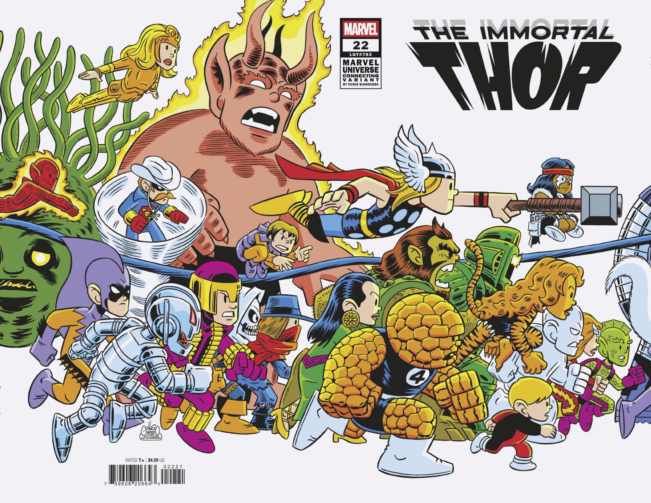 Immortal Thor #22 Chris Giarrusso Marvel Universe Connecting Wrap Variant M