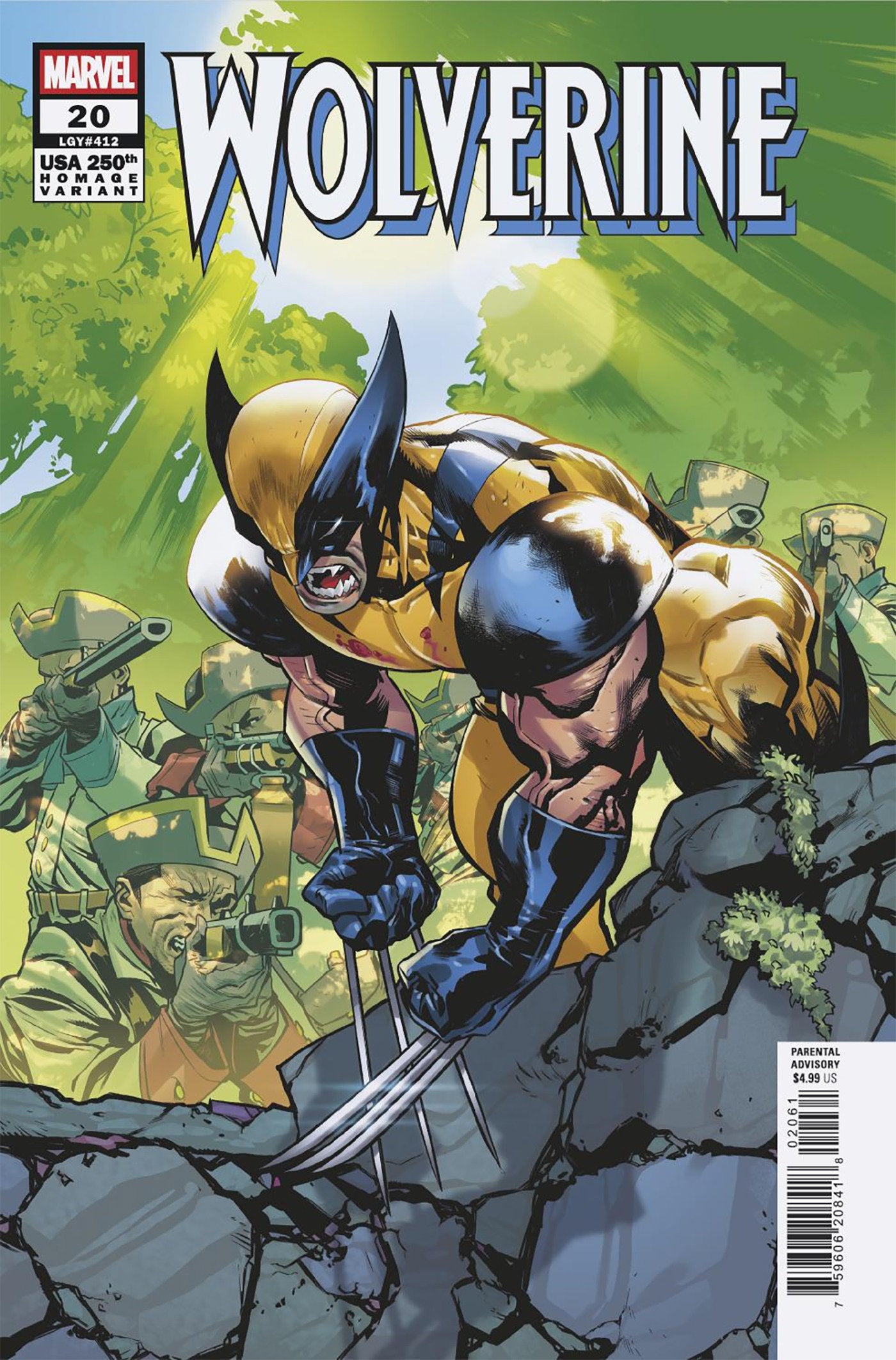 アメコミ MARVEL HALL OF FAME WOLVERINE Wolverine #20 Francesco Manna 250 Th Homage Variant